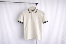 Vivienne Westwood White Polo Shirt Men s Designer Polo Orb Logo Size:XL