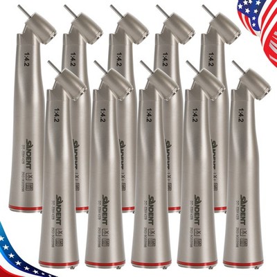 1-10*SANDENT Dental 1:4.2 Fiber Optic Contra Angle Increasing Handpiece Inner SA