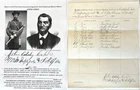 CIVIL WAR CAPTAIN 95th IL SHERIFF POLITICIAN McHENRY IL EDDY DOCUMENT SIGNED '65