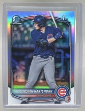 Josiah Hartshorn 2025 Bowman Draft #BDC-21 Refractor Chrome 1st RC