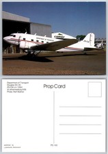 Continental Department Of Transport Aircraft Postcard