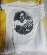 ORIGINAL 70'S R.CRUMB ROBERT JOHNSON T-SHIRT PSYCH ART BLUES FOLK COUNTRY LARGE