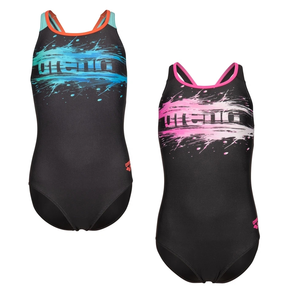 Arena Mädchen Badeanzug Paint Swimsuit Swim Pro Back 011751 - Bild 1 von 1