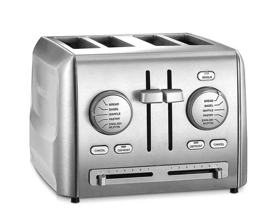 Tostadora Cuisinart CPT-640P1 4 rebanadas personalizada - acero inoxidable (CPT-640P1) Foto 2 de 4