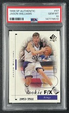 JASON WILLIAMS PSA 10 1998-99 SP AUTHENTIC #97 ROOKIE RC 2953/3500 KINGS