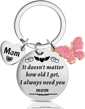 Thoughtful Gifts for Mom: Keychain for Mother's Day, Birthday, and Christmas