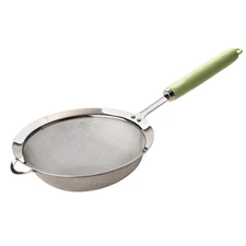 Stainless Steel Strainers Fine Mesh Sieve Sifter for Baking Metal Strainer sm...