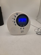 JENSEN JWM-160 Water-Resistant Digital AM/FM Bluetooth Shower Clock Radio