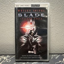 Blade UMD, 2005 Marvel Vampires staring Wesley Snipes Sony PSP Case And Disc