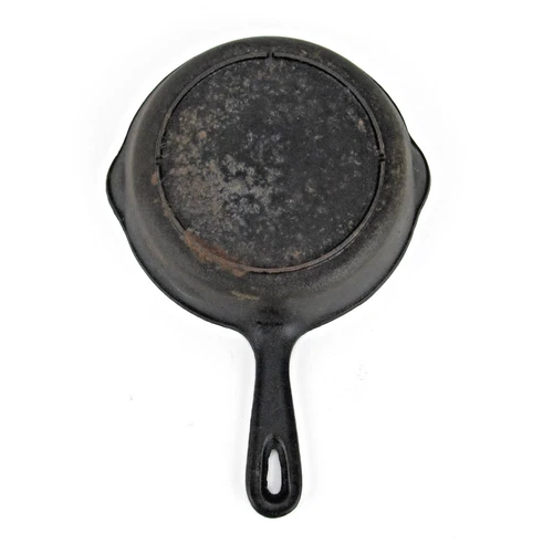 Rare Vintage Lodge #2 Cast Iron 3 Notch Pan Skillet 6-1/2"