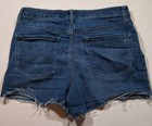William Rast Juniors Size 31 Dark Wash Distressed Denim Highrise Shorts — photo 2