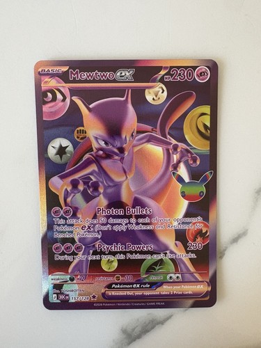 Mewtwo ex SIR #157/128 — 30th Celebration