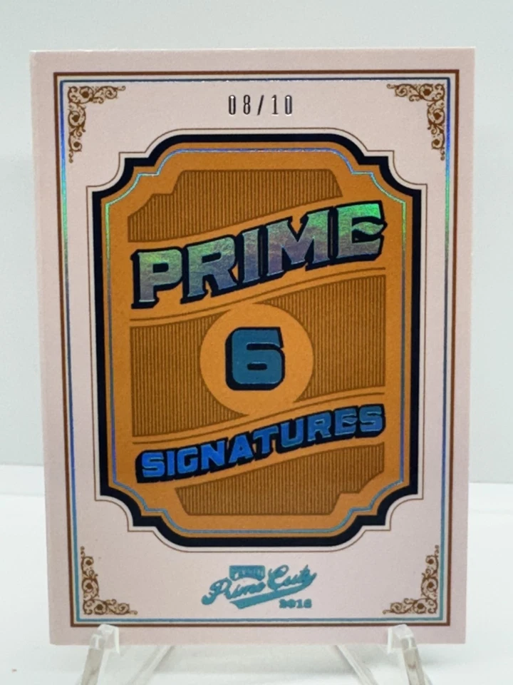 Folleto Prime Cuts 2016 6 autógrafos Trevor Story Corey Seager Trea Turner 08/10 Foto 4 de 4