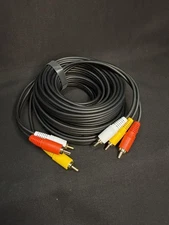 Hymeca AV Cable RCA Cables 25FT Composite Audio Video High Performance New