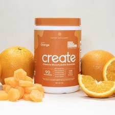 Create Creatine Monohydrate Gummies Orange 90...