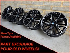 Genuine 20" BMW 846M 2 3 4 5 7 8 Series IX3 X3 X4 Satin Black Polished Wheels