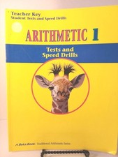 Abeka Arithmetic 1 Tests and Speed Drills Tea...