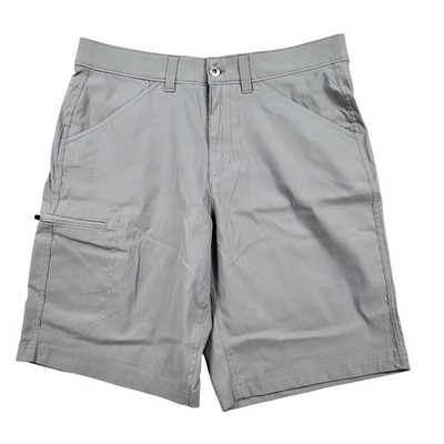 Eddie Bauer Rainier 10'' Tech Shorts Men 32 Gray Nylon Stretch Hiking 1854910 NWT