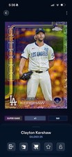 2025 Topps Bunt DIGITAL Gilded Clayton Kershaw