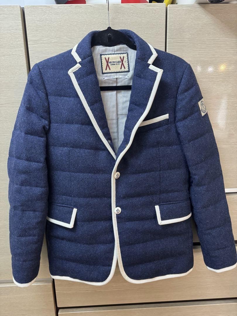 Rare Moncler Gum Blue Down Jacket Gamme Bleu