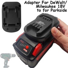 Battery Converter Adapter For DeWalt/Milwaukee Li-ion to for Parkside 20V Tools