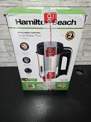 Hamilton Beach 3-in-1 Suppenbereiter, Smoothie Mixer & Marmeladenbereiter, 1,6 l, leicht ablesbar 