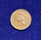 1867 Indian Head Cent Uncirculated Details