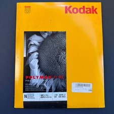 Kodak Polymax II RC Professional N Semimatt 8x10 25 Sheets Darkroom Paper Sealed