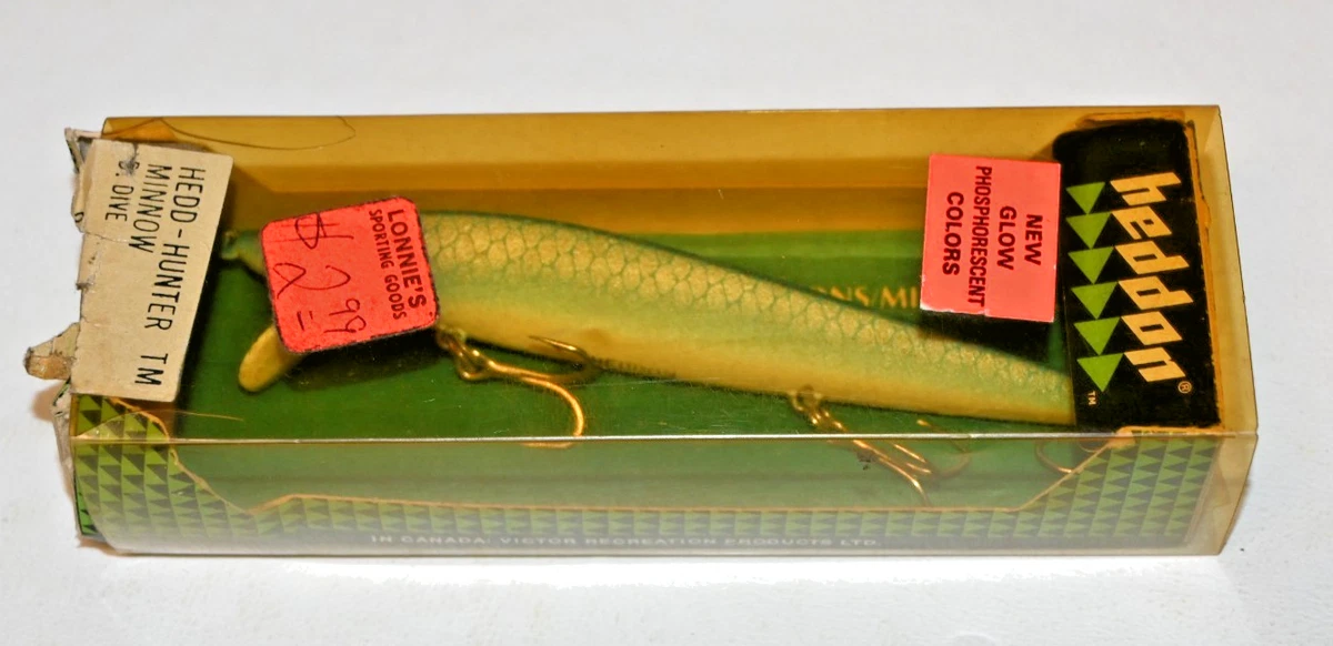 Heddon Plastic Vintage Fishing Lures Box Insert Included for sale