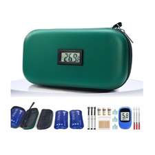 Insulin Cooler Travel Case TSA Approved 2 180g Ice Pack,Temp Display Diabet...