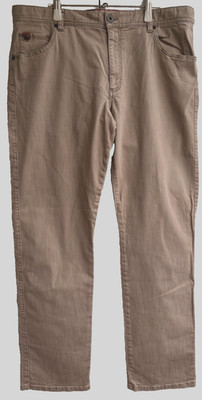 Hose Herren Alberto Model Stone Light Denim  Modeln Fit Gr.38/34 Grau