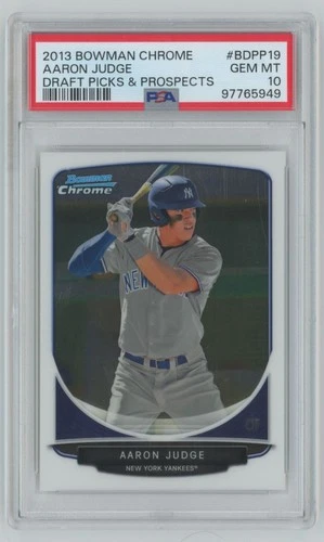 2013 Bowman Draft Chrome Prospects Aaron Judge PSA 10 Yankees #BDPP19 C31
