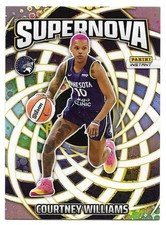 Courtney Williams  2025 Panini Instant SuperNova #SN-10 SP /3655 Lynx