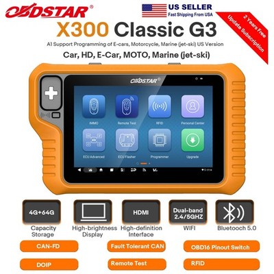OBDSTAR X300 Classic G3 A1+A2 K.ey Prog.ramming Upgrade of K.EY MASTER DP PLUS