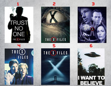 X - Files Wall Collage Tv Show Poster Prints - Mulder & Scully