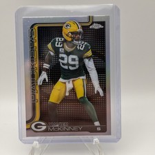 2025 Topps Chrome Xavier McKinney Lightboard Logo Variations #113 Case Hit SSP