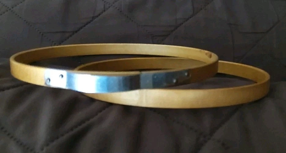 Vintage Princess 6" Adjustable Spring Wood Embroidery Hoop - Image 3 of 4