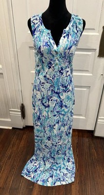 ariela soft blue ruffle maxi dress Inara Blue Ruffle Prom Dress - US 0