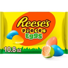 NEW REESE'S PIECES Peanut Butter Eggs, Easter Candy Bag, 10.8 oz