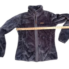 Columbia Women's Fleece Jacket Full Zip Cozy Warm Gray Size M