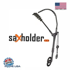 SAXHOLDER PRO Ergonomic Saxophone Harness Back Support Alternative to Neck Strap