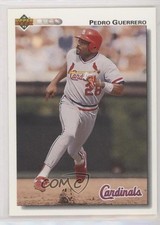 1992 Upper Deck Pedro Guerrero #357 0u5i