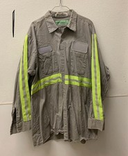 6 Used 3XL -Tall Hi-Vis,I CAN PUT NAME TOO, COTTON Shirt Cintas,nice Condition