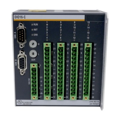 BACHMANN DIO16-C 00010285-00 CAN SLAVE DIGITAL INPUT/OUTPUT MODULE