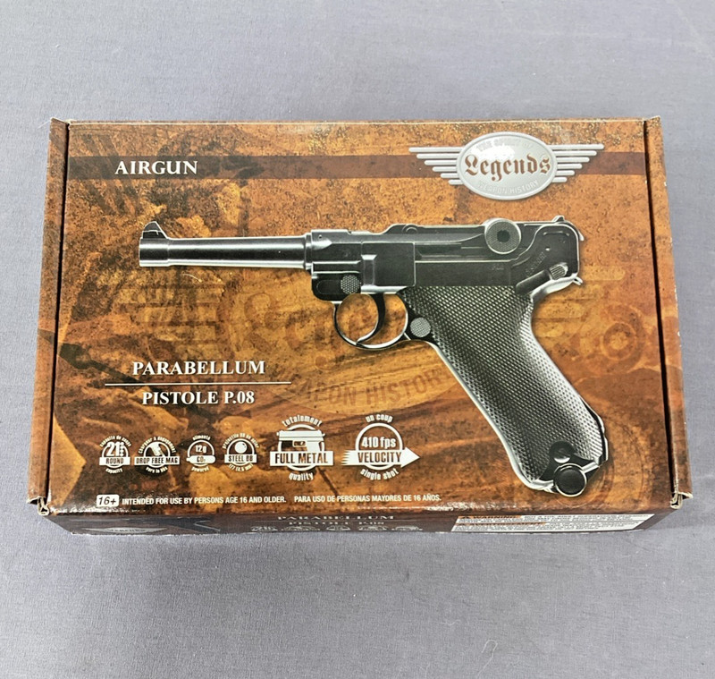 Umarex Legends Parabellum P08 P.08 .177 BB Air Pistol, 410 FPS  #2