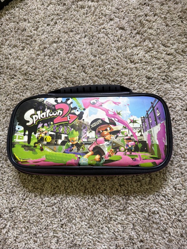 Nintendo Switch Splatoon 2 Carrying Case Travel Accessory