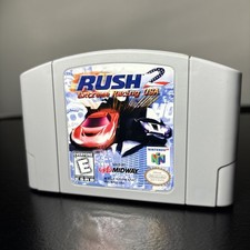 Rush 2 Extreme Racing USA for Nintendo 64 N64 Tested Working *New Label*
