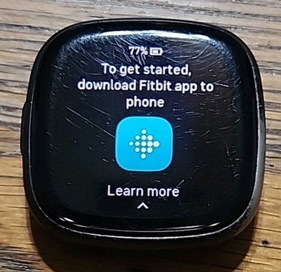 Fitbit Versa 4 Activity Tracker Smartwatch - Graphite - WATCH ONLY