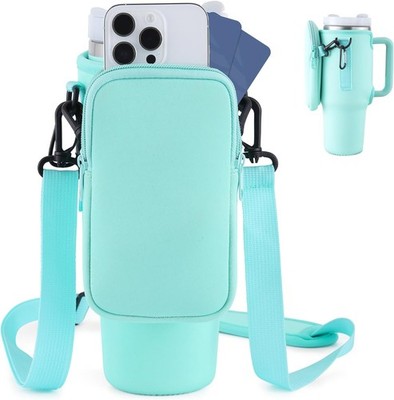 40oz Water Bottle Carrier Bag with Strap Compatible with Stanley Tumbler