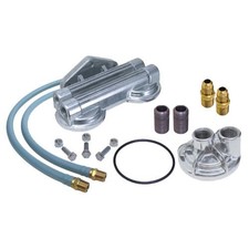 Trans-dapt 1227 Dual Oil Filter Relocation Kit 2-12 In I.d. And 2-34 In O.d.